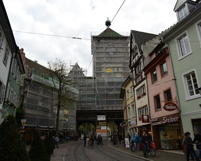 Schwabentor - all covered up